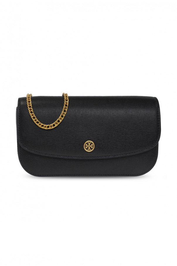 Robinson leather wallet on best sale a chain tory burch